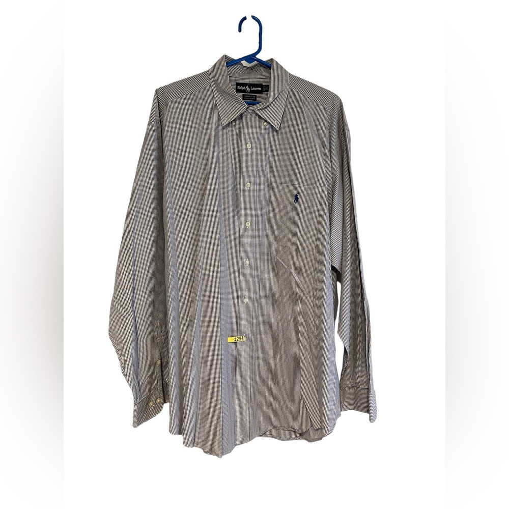 Ralph Lauren Men’s Yarmouth Dress Shirt SZ: 17 1/2- 36/37